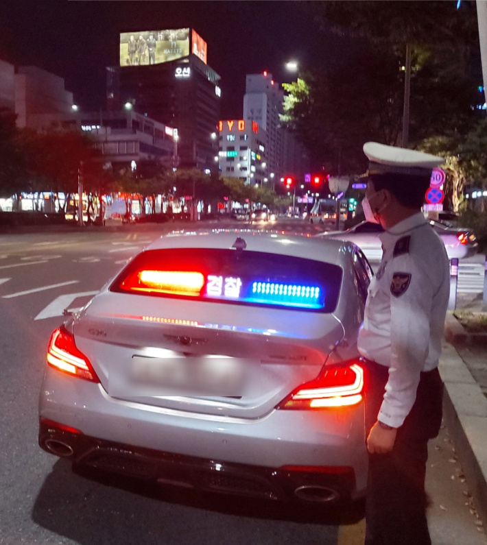 암행순찰차. 광주경찰청 제공