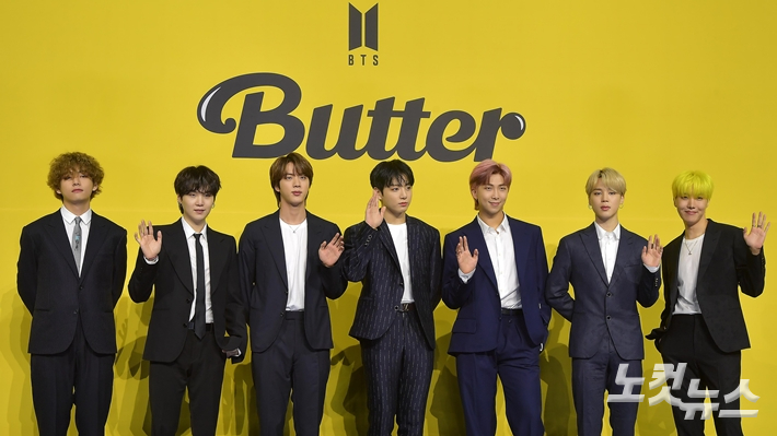 그룹 방탄소년단이 '버터'로 빌보드 '핫 100' 16주 연속 진입했다. 박종민 기자