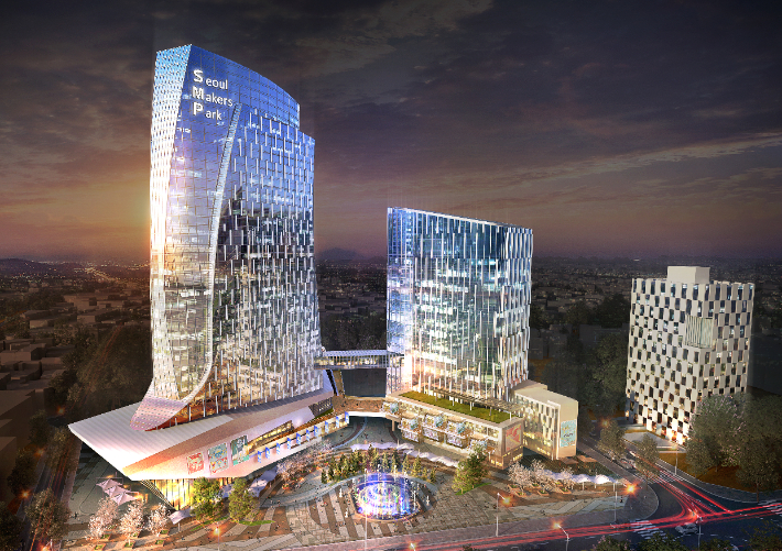 서울 을지로 중구청사 부지에 들어설 서울메이커스파크 조감도. 중구 제공
