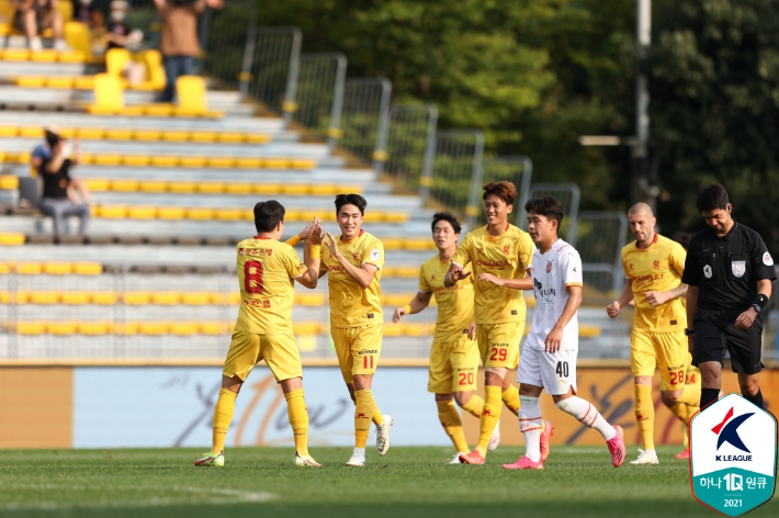 광주FC. 한국프로축구연맹 제공