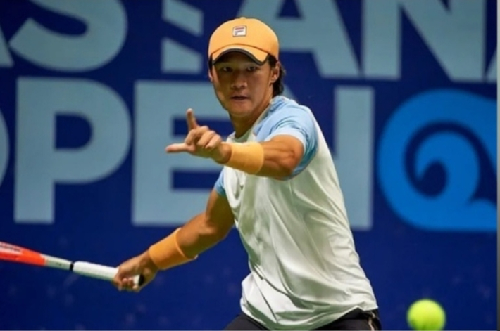 한국 테니스 남자 단식 간판 권순우. 카자흐스탄 테니스협회 소셜 미디어 