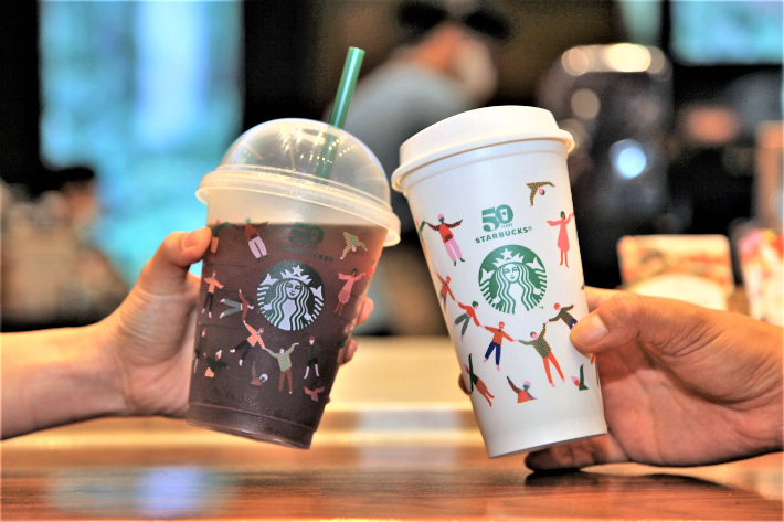 스타벅스, 9월 28일 하루 전국 매장에서 다회용 컵에 음료 제공. 스타벅스커피 코리아 제공 