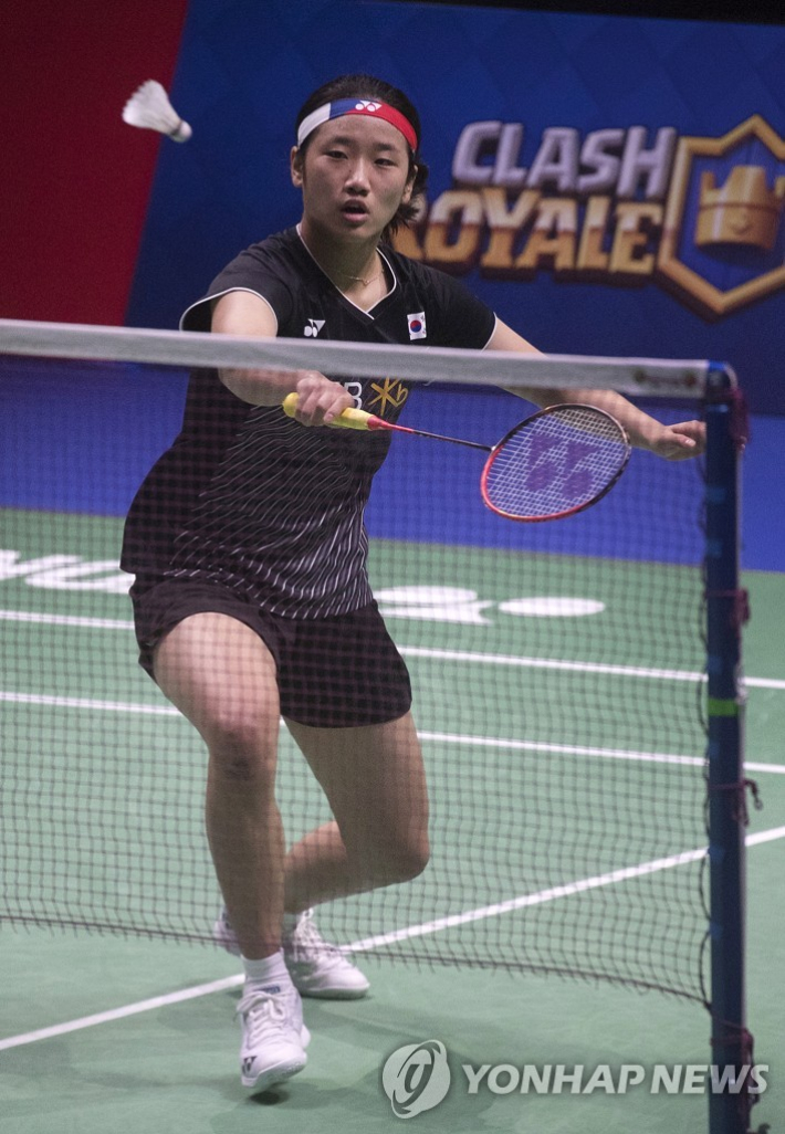 한국 배드민턴 여자 단식 간판 안세영. EPA=연합뉴스