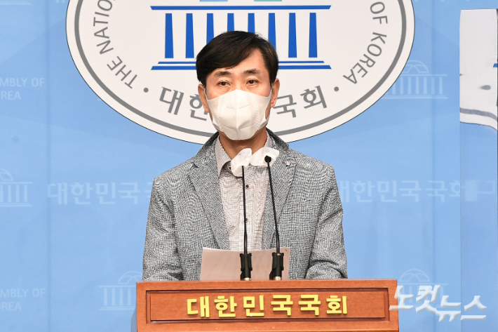 국민의힘 대선 예비 후보인 하태경 의원. 윤창원 기자