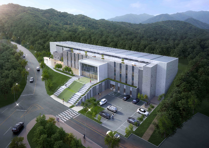 여수시 진남배드민턴 전용구장 조감도. 여수시 제공