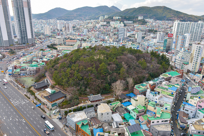 부산 동구 자성대공원. 부산 동구 제공