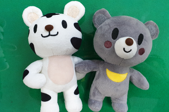 강원도 대표 캐릭터 범이, 곰이. 강원도 제공 