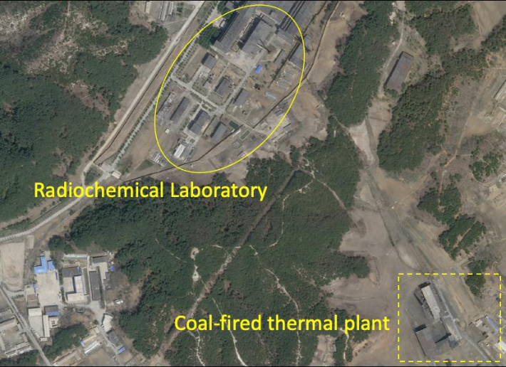 북한 영변 핵시설의 일부인 방사화학실험실. 유엔 안보리 대북제재위 전문가패널 보고서 캡처