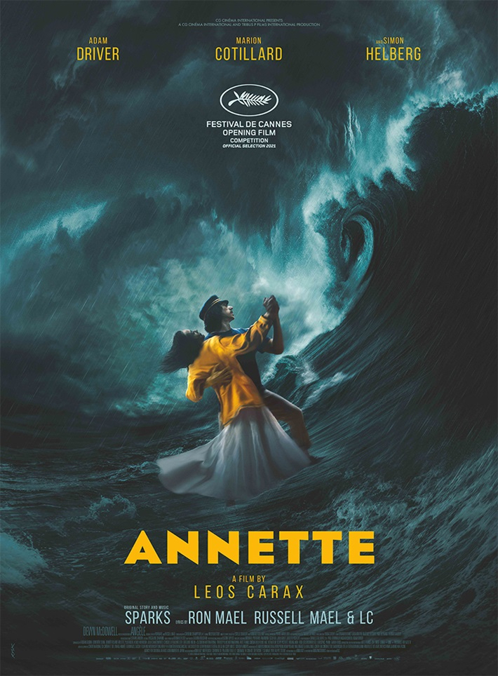 뮤지컬 영화 '아네트' 포스터. 그린나래미디어 제공