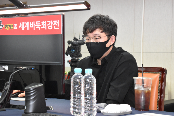 농심배 개막전에서 승리한 원성진 9단. 한국기원제공