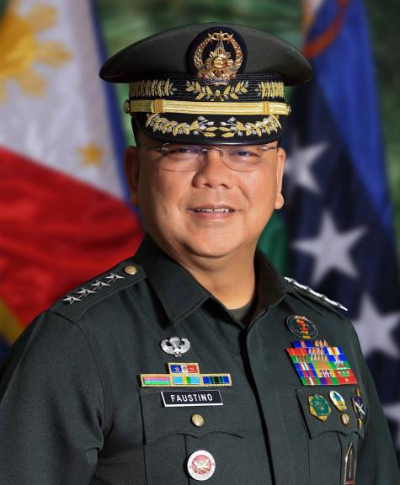 지난 7일 대장으로 진급한 호세 파우스티노(Jose C Faustino) 필리핀군 합참의장. 연합뉴스
