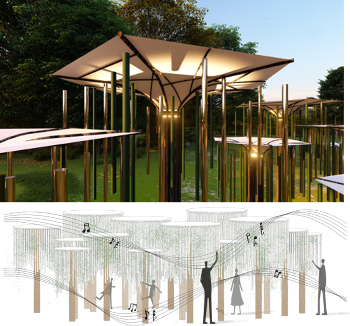 인피넬리 공모전 대상 수상작. 포스코강판 제공