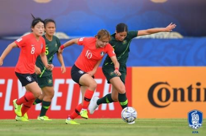 2019 AFC U-19 여자 챔피언십 한국-호주의 3-4위 결정전 자료사진. AFC 제공.