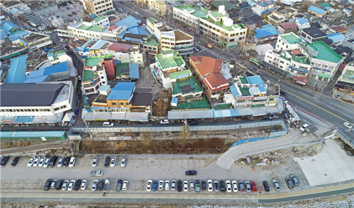 전북 전주시 싸전다리부터 매곡교까지 400m 구간. 전주시 제공