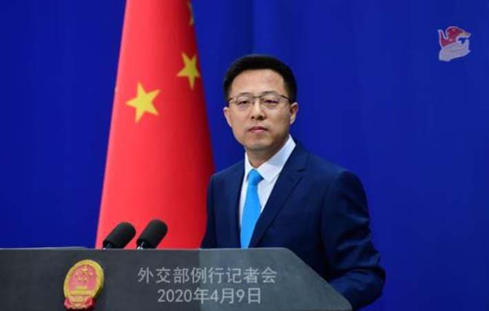 자오리젠(趙立堅) 중국 외교부 대변인. 중국 외교부 제공
