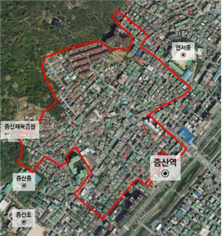 증산4구역. 국토교통부 제공