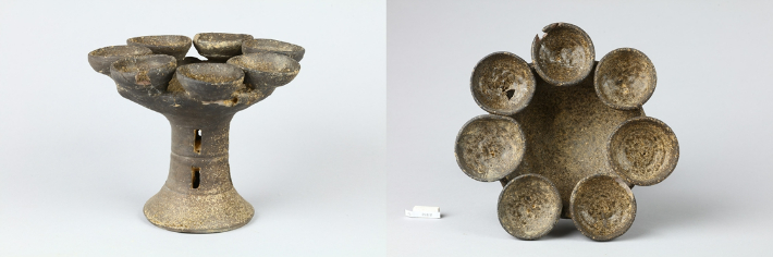 굽다리등잔. 경남도청 제공