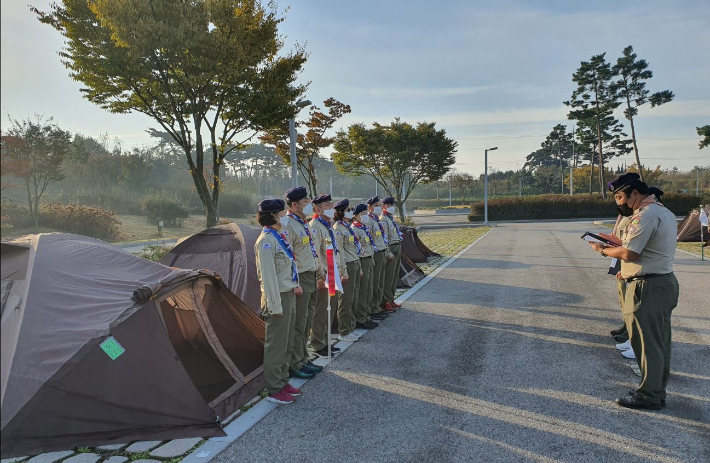 부안군이 2023년 제25회 부안 세계스카우트잼버리를 이끌어 갈 스카우트 지도자훈련 초·중급과정 지원자 30명을 오는 12일까지 공개 모집한다. 부안군 제공