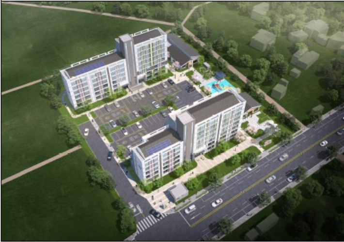  남외마을 정비형 공공임대주택 조감도. 경남 고성군청 제공