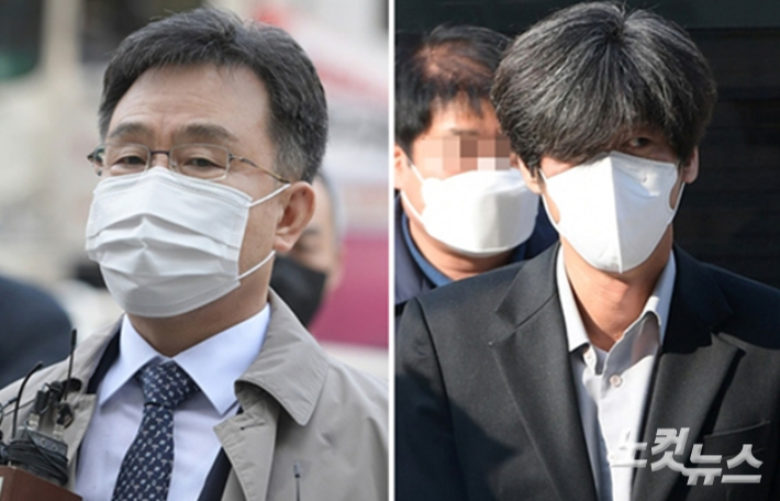 대장동 의혹의 핵심 피의자, 김만배 씨와 남욱 변호사. 이한형 기자
