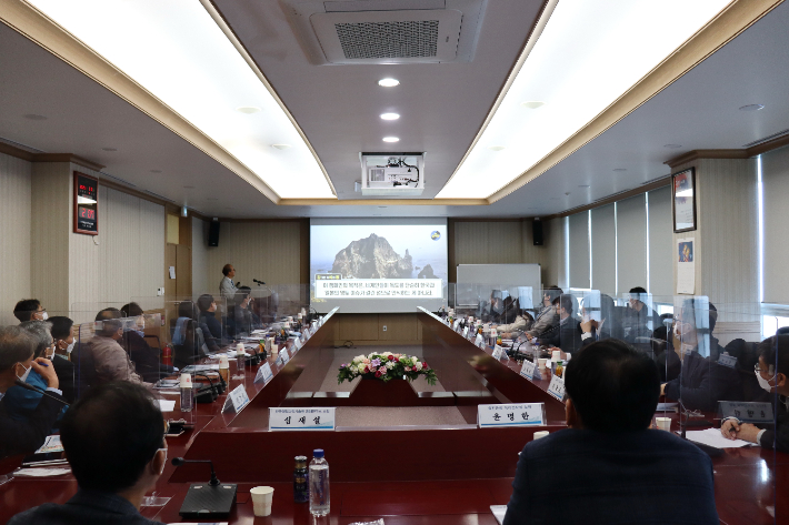 국가 해중공원벨트 조성 기본계획 및 타당성 조사 연구용역 착수보고회. 울진군 제공