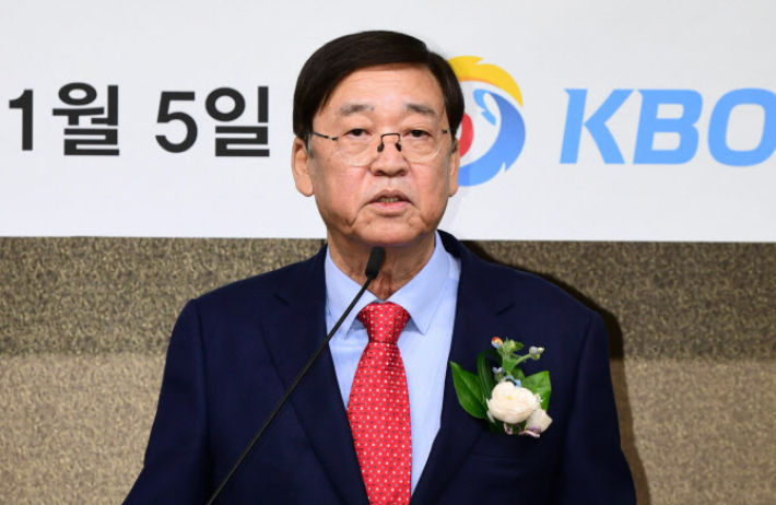 KBO(한국야구위원회) 정지택 총재. 연합뉴스