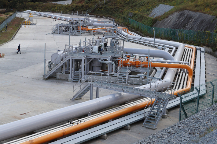 울산 석유비축기지 지상 전경. 석유공사 제공