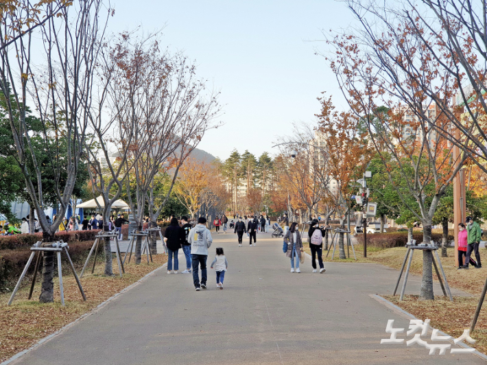 가을 부산시민공원. 송호재 기자