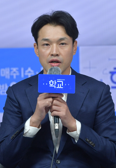 KBS 새 수목드라마 '학교 2021'의 김민태 PD. KBS 제공