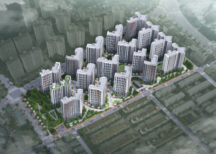 힐스테이트 평택 더퍼스트 조감도. 현대건설 제공