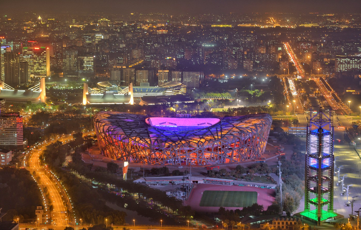 베이징동계올림픽 주 경기장 냐오차오. 베이징2022 공식홈페이지 캡처