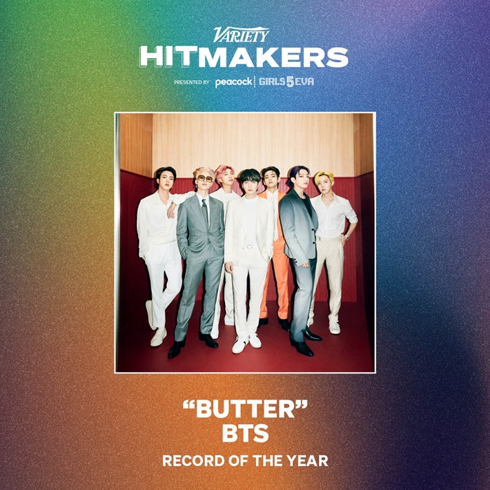 방탄소년단의 '버터'가 미국 연예 매체 '버라이어티'가 선정한 '올해의 음반'이 됐다. '버라이어티' 제공