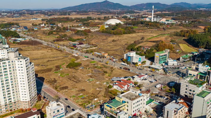 익산 부송4지구 도시개발사업 대상지역. 익산시 제공