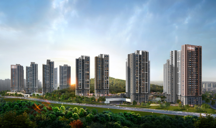 한화 포레나 천안노태 투시도. 한화건설 제공