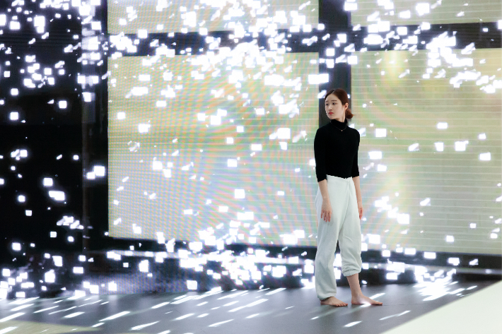 'Invisible Touch' 스튜디오 테스트 현장. 서울예대 제공