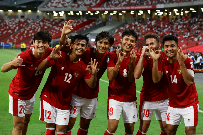 인도네시아 축구대표팀 선수들. 연합뉴스