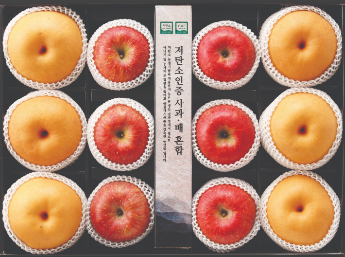 저탄소인증 사과&배 혼합세트. 이마트 제공 