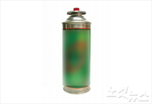 부탄가스 캔.