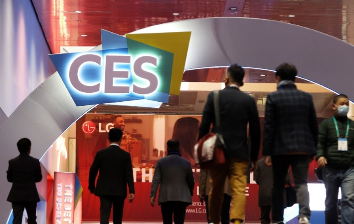 세계 최대 전자·IT 전시회 CES 2022 개막을 앞두고 지난 4일(현지시간) 미국 네바다주 라스베이거스 컨벤션센터 모습. 연합뉴스