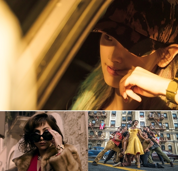 영화 '특송' '하우스 오브 구찌' '웨스트 사이드 스토리' 스틸컷. 각 배급사 제공