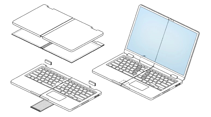두 번 접는 노트북?…삼성전자, '멀티 폴더블' 특허 승인받아