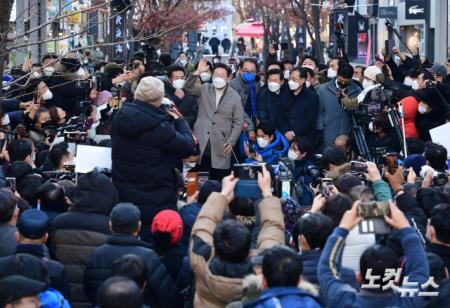 이재명 대선후보, 부평 문화의거리 방문