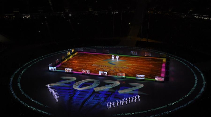 2018 평창동계올림픽 폐막식에서 펼쳐지는 '베이징(北京, 북경) 8분' 문예공연. 인민망 제공
