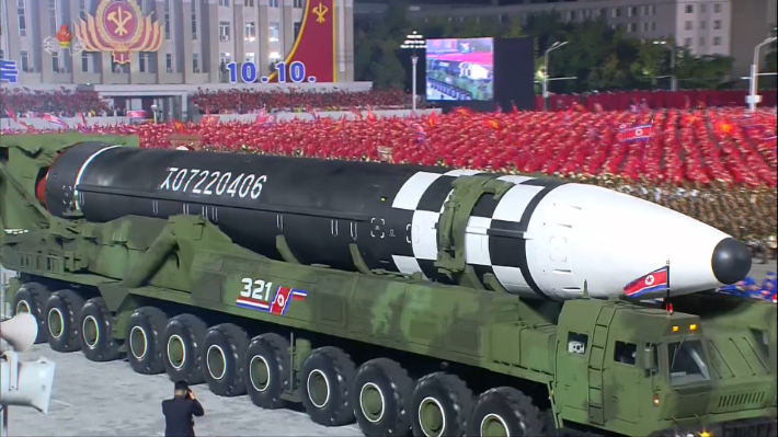 북한의 대륙간탄도미사일(ICBM). 연합뉴스