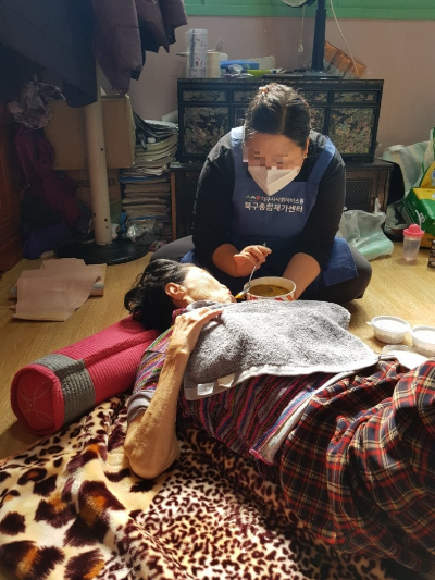 긴급 돌봄 서비스 활동 모습. 대구시 제공