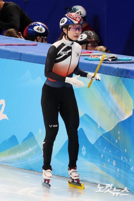 여자 500m 준비하는 최민정