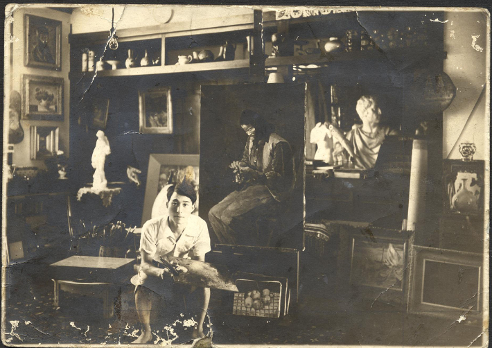 이인성 화백 화실 사진. 대구 중구 제공