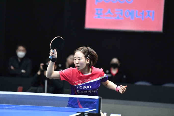 KTTL 1라운드에서 맹위를 떨친 포스코에너지 양하은. KTTL