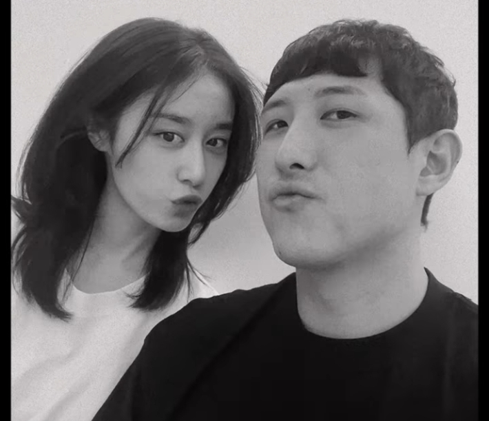 왼쪽부터 티아라 지연, 황재균. 지연 인스타그램