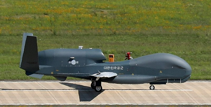 우리 공군이 운용하는 RQ-4 글로벌 호크. 연합뉴스